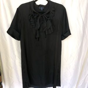 GAP Black Ruffle Dress